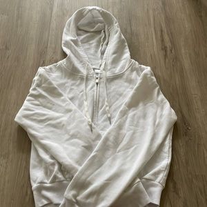 White Zip up jacket from Amazon